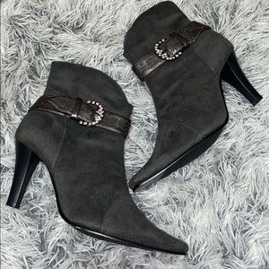 New Black Booties with Heel